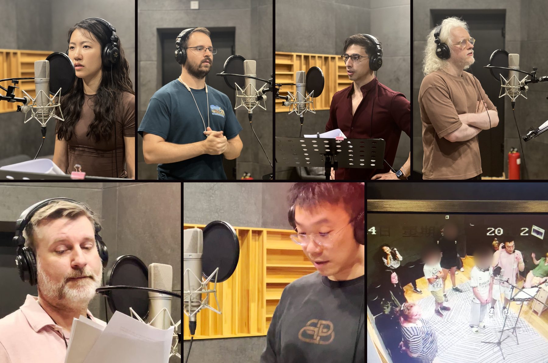 Bureau 749 dubbing sessions